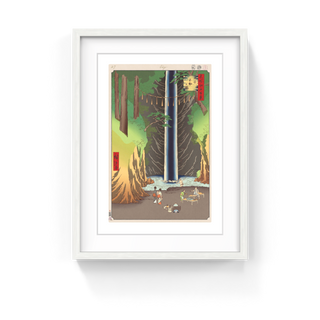 Takashi Murakami - Hiroshige’s 100 Famous Views of Edo: Japonisme Reconsidered—Fudō Falls, Ōji, 2025 - Pinto Gallery