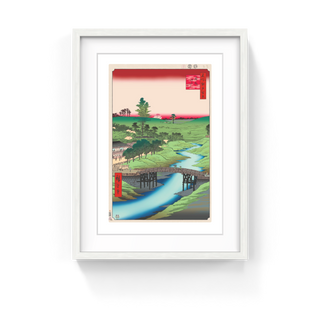 Takashi Murakami - Hiroshige’s 100 Famous Views of Edo: Japonisme Reconsidered—Furukawa River,Hiroo, 2025 - Pinto Gallery