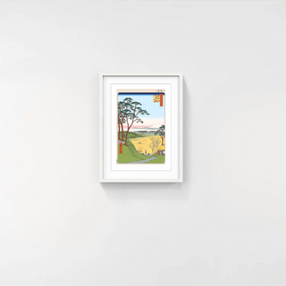 Takashi Murakami - Hiroshige’s 100 Famous Views of Edo: Japonisme Reconsidered—Grandpa’s Teahouse, Meguro, 2025 - Pinto Gallery