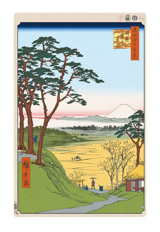Takashi Murakami - Hiroshige’s 100 Famous Views of Edo: Japonisme Reconsidered—Grandpa’s Teahouse, Meguro, 2025 - Pinto Gallery