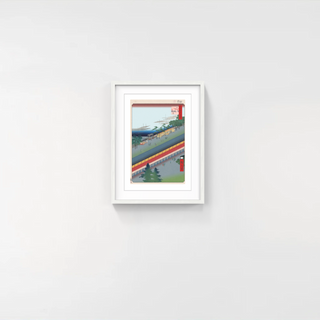 Takashi Murakami - Hiroshige’s 100 Famous Views of Edo: Japonisme Reconsidered—Hall of Thirty-Three Bays, Fukagawa, 2025 - Pinto Gallery