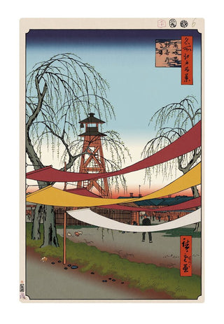Takashi Murakami - Hiroshige’s 100 Famous Views of Edo: Japonisme Reconsidered—Hatsune Riding Grounds, Bakuro-chō, 2025 - Pinto Gallery