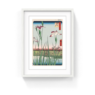 Takashi Murakami - Hiroshige’s 100 Famous Views of Edo: Japonisme Reconsidered—Horikiri Iris Garden, 2025 - Pinto Gallery