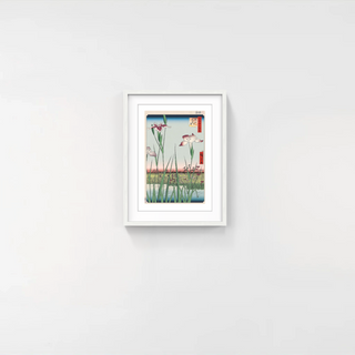 Takashi Murakami - Hiroshige’s 100 Famous Views of Edo: Japonisme Reconsidered—Horikiri Iris Garden, 2025 - Pinto Gallery