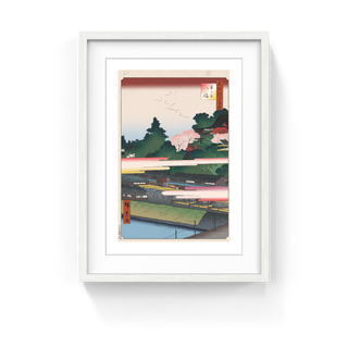 Takashi Murakami - Hiroshige’s 100 Famous Views of Edo: Japonisme Reconsidered—Ichigaya Hachiman Shrine, 2025 - Pinto Gallery
