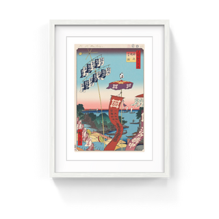 Takashi Murakami - Hiroshige’s 100 Famous Views of Edo: Japonisme Reconsidered—Kanasugi Bridge and Shibaura, 2025 - Pinto Gallery