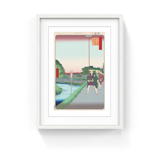 Takashi Murakami - Hiroshige’s 100 Famous Views of Edo: Japonisme Reconsidered—Kinokuni Hill and Distant View of Akasaka Tameike, 2025 - Pinto Gallery