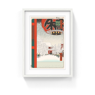Takashi Murakami - Hiroshige’s 100 Famous Views of Edo: Japonisme Reconsidered—Kinryūzan Temple,Asakusa (Large), 2025 - Pinto Gallery