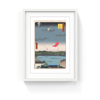 Takashi Murakami - Hiroshige’s 100 Famous Views of Edo: Japonisme Reconsidered—Komkata Hall and Azuma Bridge, 2025 - Pinto Gallery