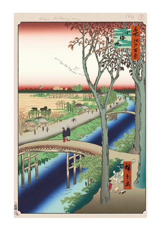 Takashi Murakami - Hiroshige’s 100 Famous Views of Edo: Japonisme Reconsidered—Koume Embankment, 2025 - Pinto Gallery
