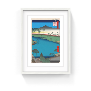 Takashi Murakami - Hiroshige’s 100 Famous Views of Edo: Japonisme Reconsidered—Kumano Jūnisha Shrine, Tsunohazu, 2025 - Pinto Gallery