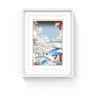 Takashi Murakami - Hiroshige’s 100 Famous Views of Edo: Japonisme Reconsidered—Meguro Drum Bridge and Sunset Hill, 2025 - Pinto Gallery