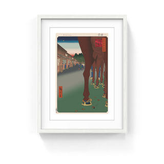 Takashi Murakami - Hiroshige’s 100 Famous Views of Edo: Japonisme Reconsidered—Naitō-Shinjuku,Yotsuya, 2025 - Pinto Gallery