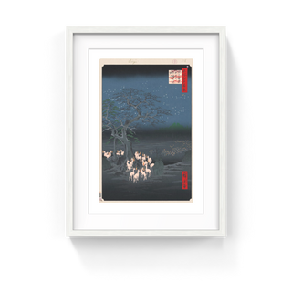 Takashi Murakami - Hiroshige’s 100 Famous Views of Edo: Japonisme Reconsidered—New Year’s Eve,Foxfires at the Changing Tree, Ōji, 2025 - Pinto Gallery