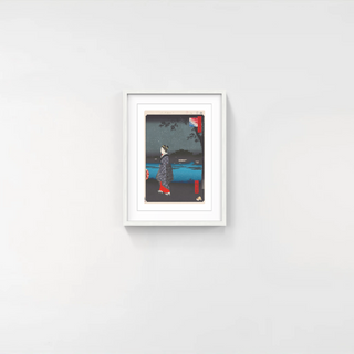 Takashi Murakami - Hiroshige’s 100 Famous Views of Edo: Japonisme Reconsidered—Night View of Matsuchiyama and the San’ya Canal, 2025 - Pinto Gallery