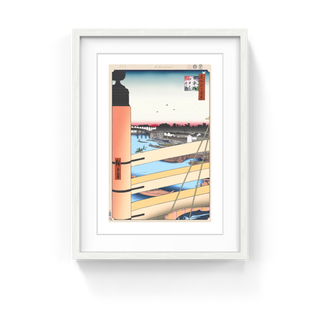 Takashi Murakami - Hiroshige’s 100 Famous Views of Edo: Japonisme Reconsidered—Nihonbashi Bridge and Edobashi Bridge, 2025 - Pinto Gallery
