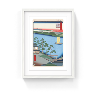 Takashi Murakami - Hiroshige’s 100 Famous Views of Edo: Japonisme Reconsidered—Niijuku River, 2025 - Pinto Gallery