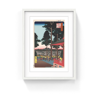 Takashi Murakami - Hiroshige’s 100 Famous Views of Edo: Japonisme Reconsidered—Ōji Inari Shrine, 2025 - Pinto Gallery