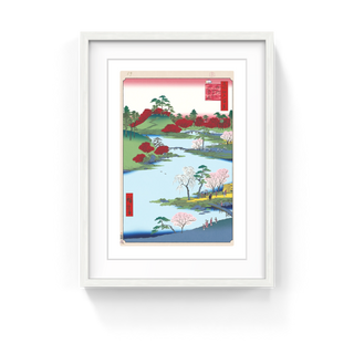 Takashi Murakami - Hiroshige’s 100 Famous Views of Edo: Japonisme Reconsidered—Open Garden at Fukagawa Hachiman Shrine, 2025 - Pinto Gallery