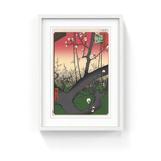 Takashi Murakami - Hiroshige’s 100 Famous Views of Edo: Japonisme Reconsidered—Plum Estate,Kameido (Large), 2025 - Pinto Gallery