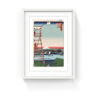Takashi Murakami - Hiroshige’s 100 Famous Views of Edo: Japonisme Reconsidered—Ryōgoku Ekōin and Moto-Yanagibashi Bridge, 2025 - Pinto Gallery