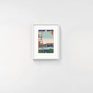 Takashi Murakami - Hiroshige’s 100 Famous Views of Edo: Japonisme Reconsidered—Ryōgoku Ekōin and Moto-Yanagibashi Bridge, 2025 - Pinto Gallery