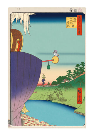 Takashi Murakami - Hiroshige’s 100 Famous Views of Edo: Japonisme Reconsidered—Sannō Festival Procession at Kōjimachi 1-chōme, 2025 - Pinto Gallery
