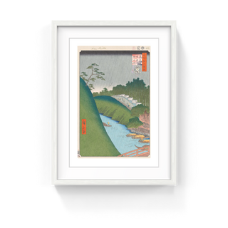 Takashi Murakami - Hiroshige’s 100 Famous Views of Edo: Japonisme Reconsidered—Seidō and Kanda River from Shōhei Bridge, 2025 - Pinto Gallery