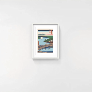 Takashi Murakami - Hiroshige’s 100 Famous Views of Edo: Japonisme Reconsidered—Senju Great Bridge, 2025 - Pinto Gallery