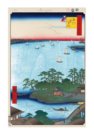 Takashi Murakami - Hiroshige’s 100 Famous Views of Edo: Japonisme Reconsidered—Shinagawa Susaki, 2025 - Pinto Gallery