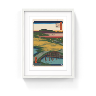 Takashi Murakami - Hiroshige’s 100 Famous Views of Edo: Japonisme Reconsidered—Sugatami Bridge,Omokage Bridge, and Jariba at Takata, 2025 - Pinto Gallery
