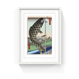 Takashi Murakami - Hiroshige’s 100 Famous Views of Edo: Japonisme Reconsidered—Suidō Bridge and Surugadai, 2025 - Pinto Gallery