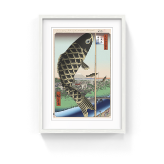 Takashi Murakami - Hiroshige’s 100 Famous Views of Edo: Japonisme Reconsidered—Suidō Bridge and Surugadai (Large), 2025 - Pinto Gallery