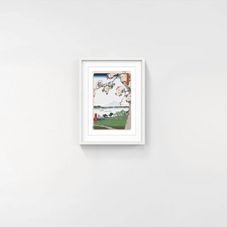 Takashi Murakami - Hiroshige’s 100 Famous Views of Edo: Japonisme Reconsidered—Suijin Shrine and Massaki on the Sumida River, 2025 - Pinto Gallery