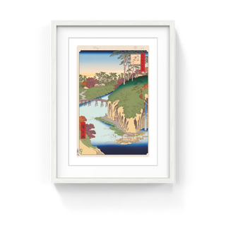 Takashi Murakami - Hiroshige’s 100 Famous Views of Edo: Japonisme Reconsidered—Takinogawa, Ōji, 2025 - Pinto Gallery