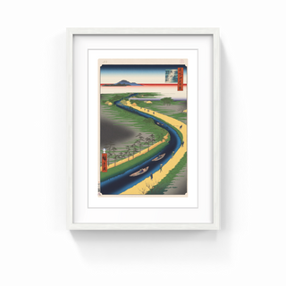Takashi Murakami - Hiroshige’s 100 Famous Views of Edo: Japonisme Reconsidered—Towboats along the Yotsugi-dōri Canal, 2025 - Pinto Gallery