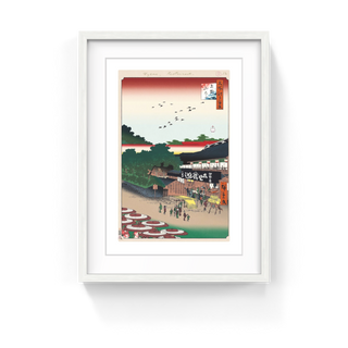 Takashi Murakami - Hiroshige’s 100 Famous Views of Edo: Japonisme Reconsidered—Ueno Yamashita, 2025 - Pinto Gallery