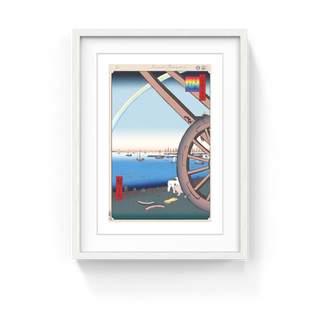 Takashi Murakami - Hiroshige’s 100 Famous Views of Edo: Japonisme Reconsidered—Ushimachi,Takanawa, 2025 - Pinto Gallery