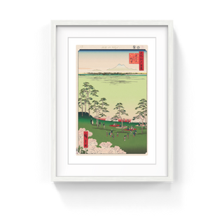 Takashi Murakami - Hiroshige’s 100 Famous Views of Edo: Japonisme Reconsidered—View to the North from Asukayama, 2025 - Pinto Gallery
