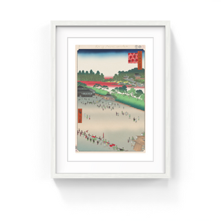 Takashi Murakami - Hiroshige’s 100 Famous Views of Edo: Japonisme Reconsidered—Yatsukōji, inside Sujikai Gate, 2025 - Pinto Gallery
