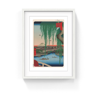 Takashi Murakami - Hiroshige’s 100 Famous Views of Edo: Japonisme Reconsidered—Yatsumi Bridge, 2025 - Pinto Gallery
