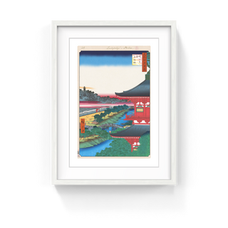 Takashi Murakami - Hiroshige’s 100 Famous Views of Edo: Japonisme Reconsidered—Zōjōji Pagoda and Akabane, 2025 - Pinto Gallery
