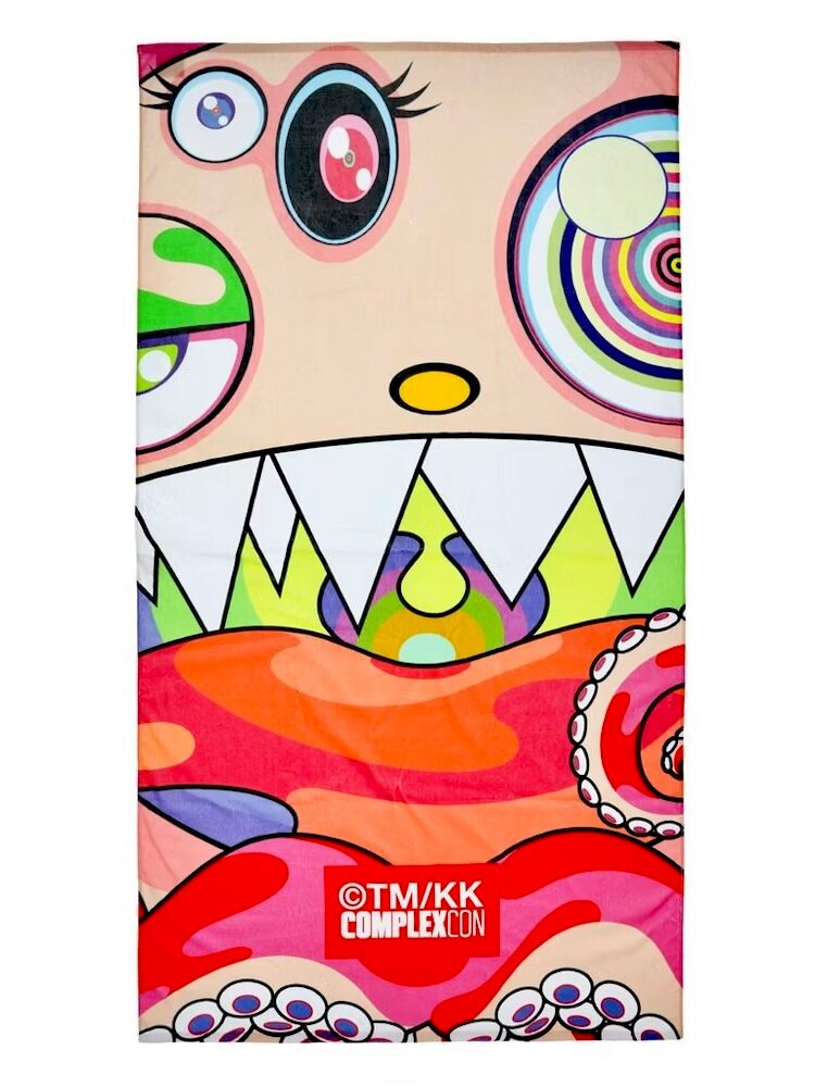Takashi Murakami - Hungry Beach Towel, 2017 - Pinto Gallery