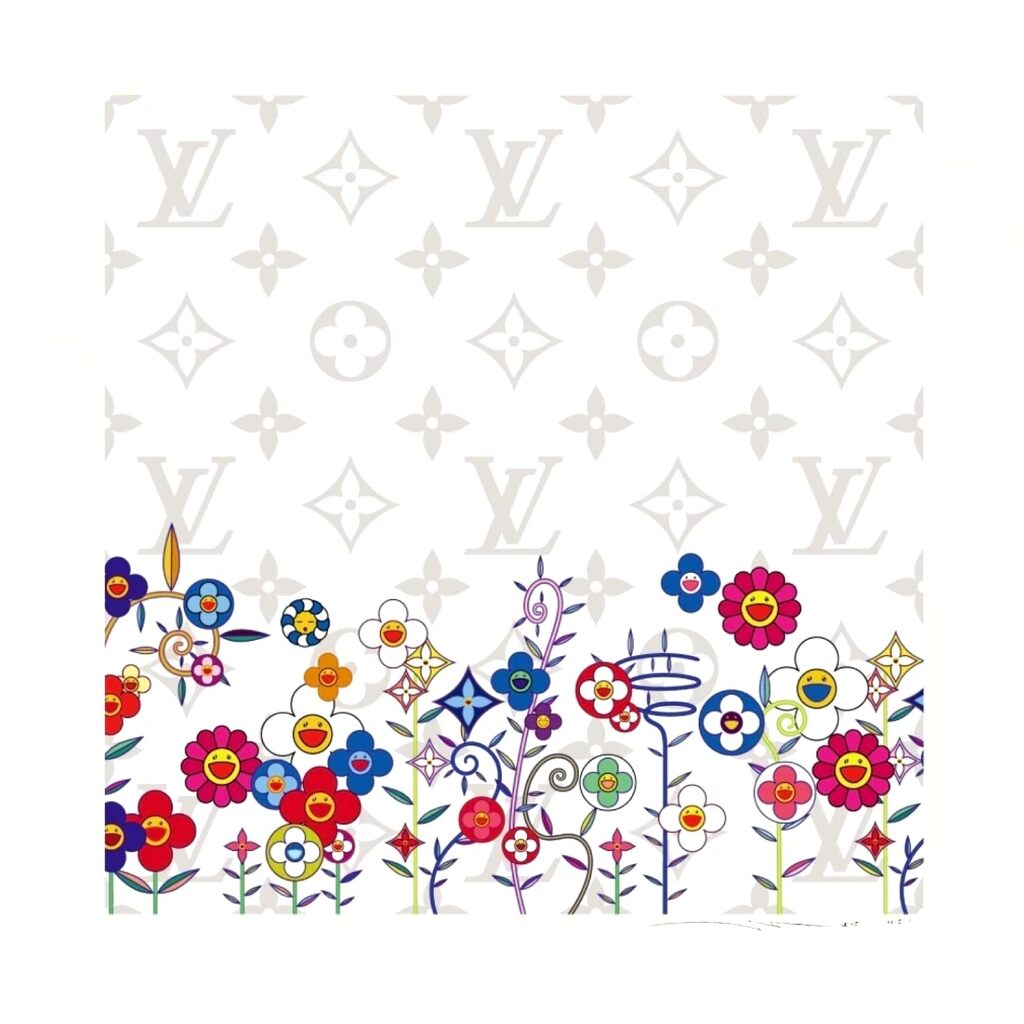 Takashi Murakami - LV Flower Garden White, 2025 - Pinto Gallery
