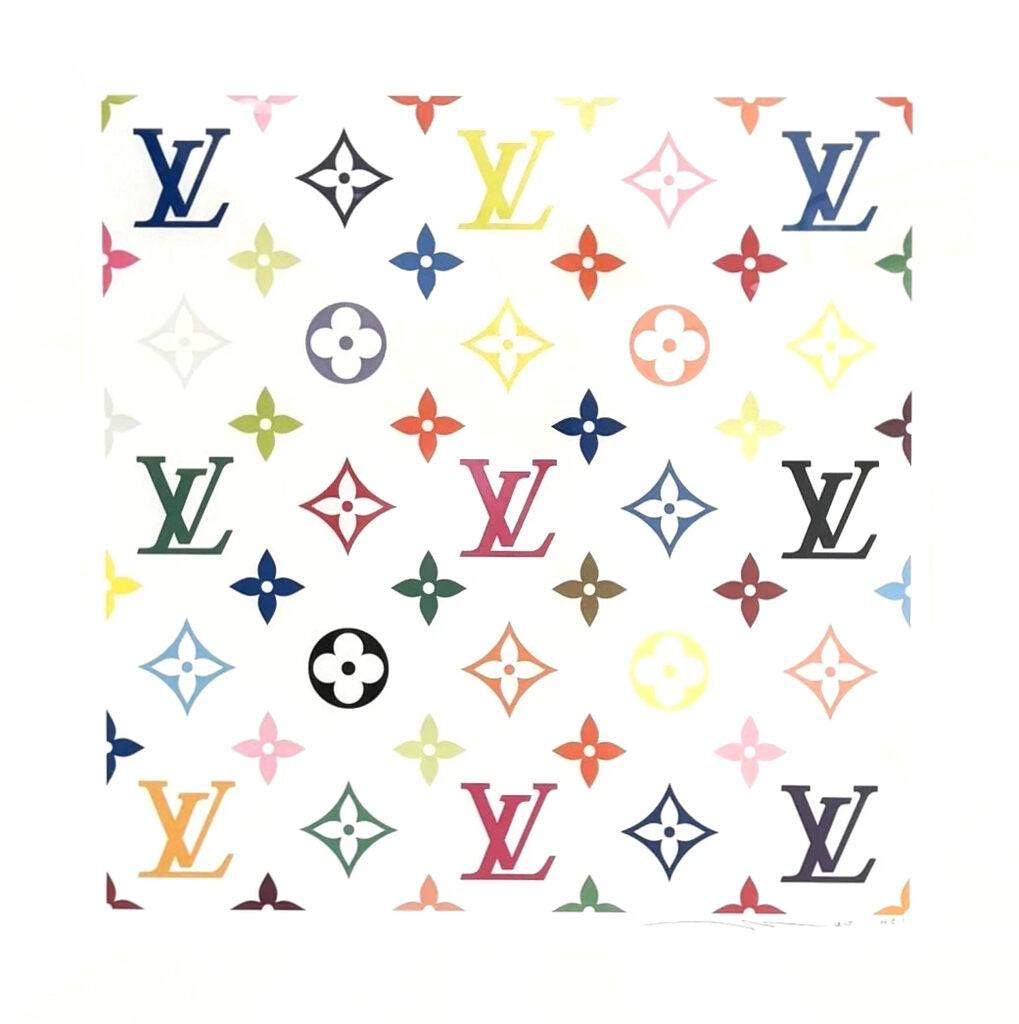 Takashi Murakami - LV White Murakami Multicolor Monogram, 2025 - Pinto Gallery