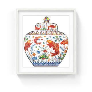 Takashi Murakami - Lidded Jar with Design of a Lotus Pond, 2023 - Pinto Gallery