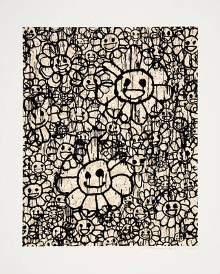 Takashi Murakami - MADSAKI Flowers A Beige (working title), 2017 - Pinto Gallery