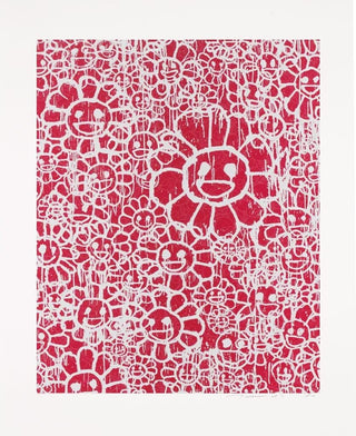 Takashi Murakami - MADSAKI Flowers C Red (working title), 2017 - Pinto Gallery