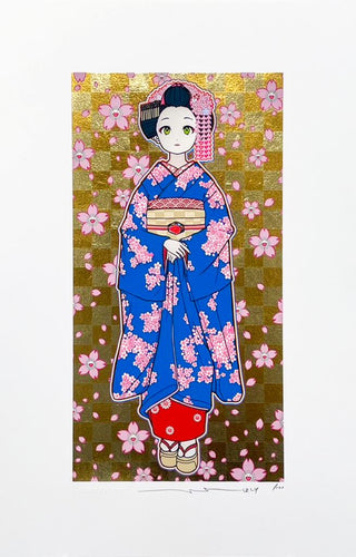 Takashi Murakami - Maiko-san Tanzaku, 2024 - Pinto Gallery