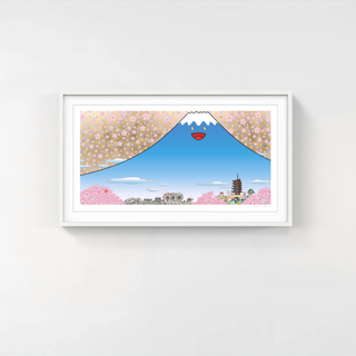 Takashi Murakami - Mount Fuji in Spring and Japan Seen from Kanagawa-oki-namiura, 2025 - Pinto Gallery